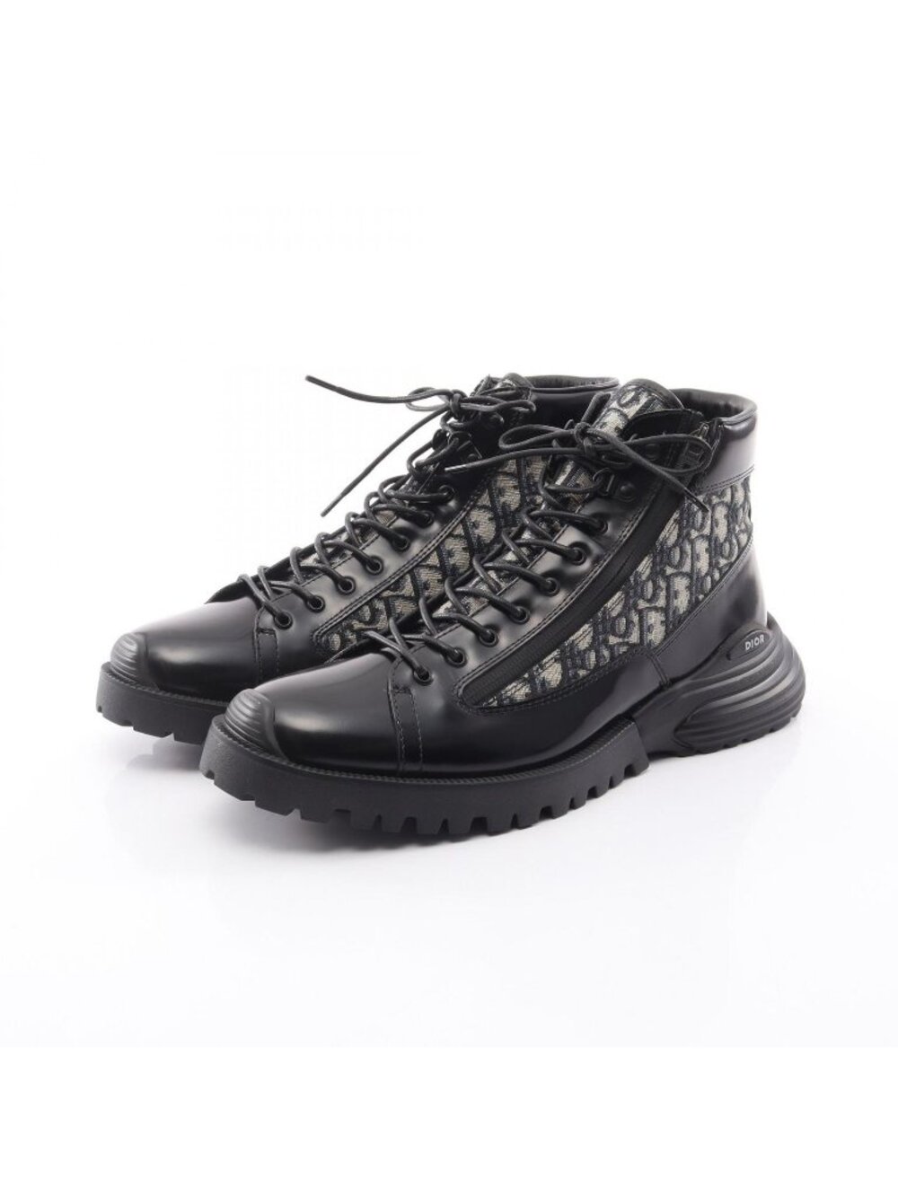 Dior Boots Combat Oblique Short Leather